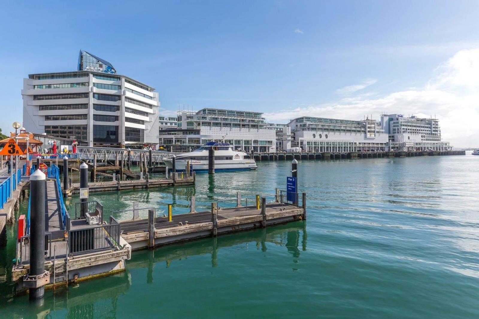 Waterfront Seaview Hotel Apartment - Same Building Block As Auckland Hilton Zewnętrze zdjęcie