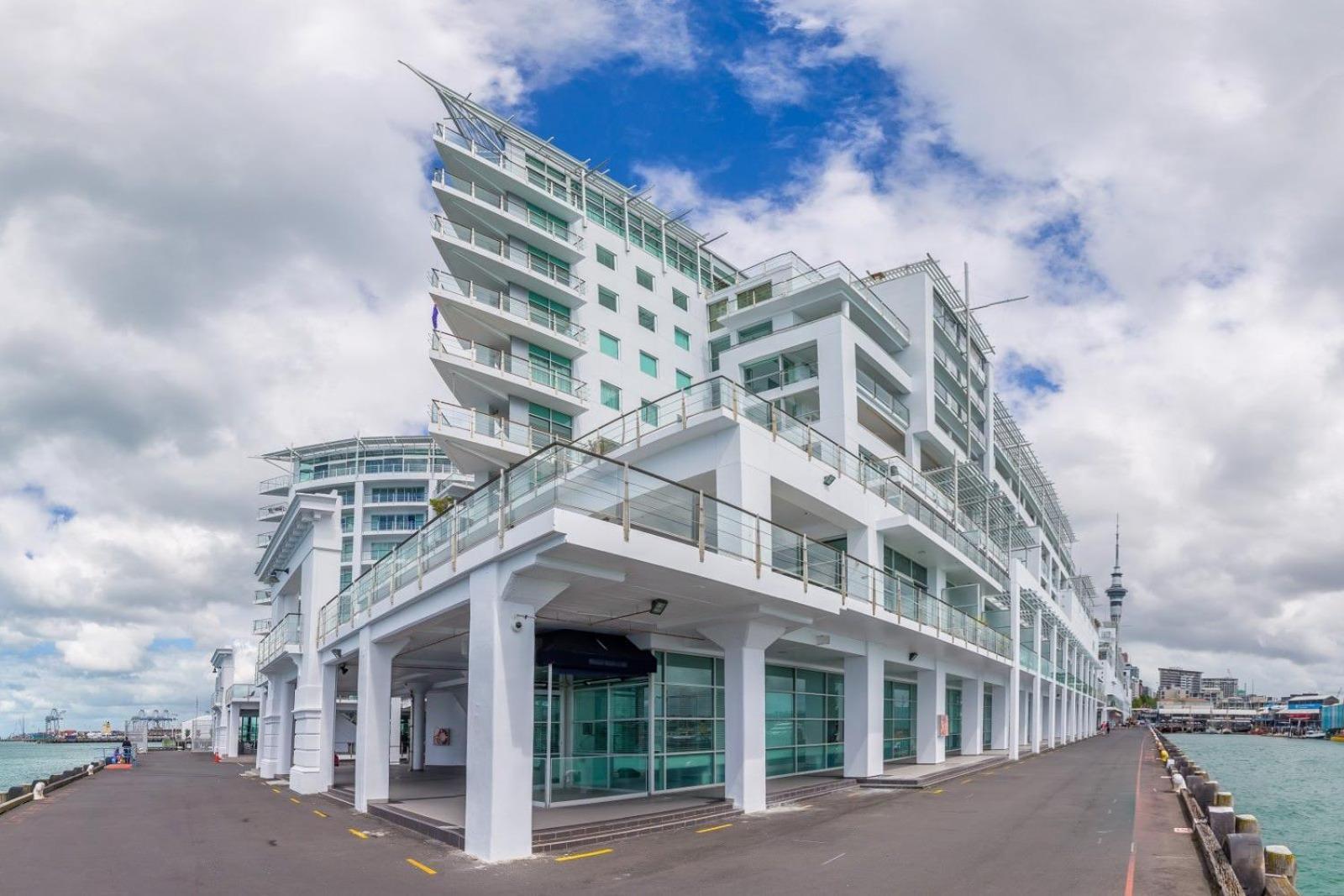 Waterfront Seaview Hotel Apartment - Same Building Block As Auckland Hilton Zewnętrze zdjęcie